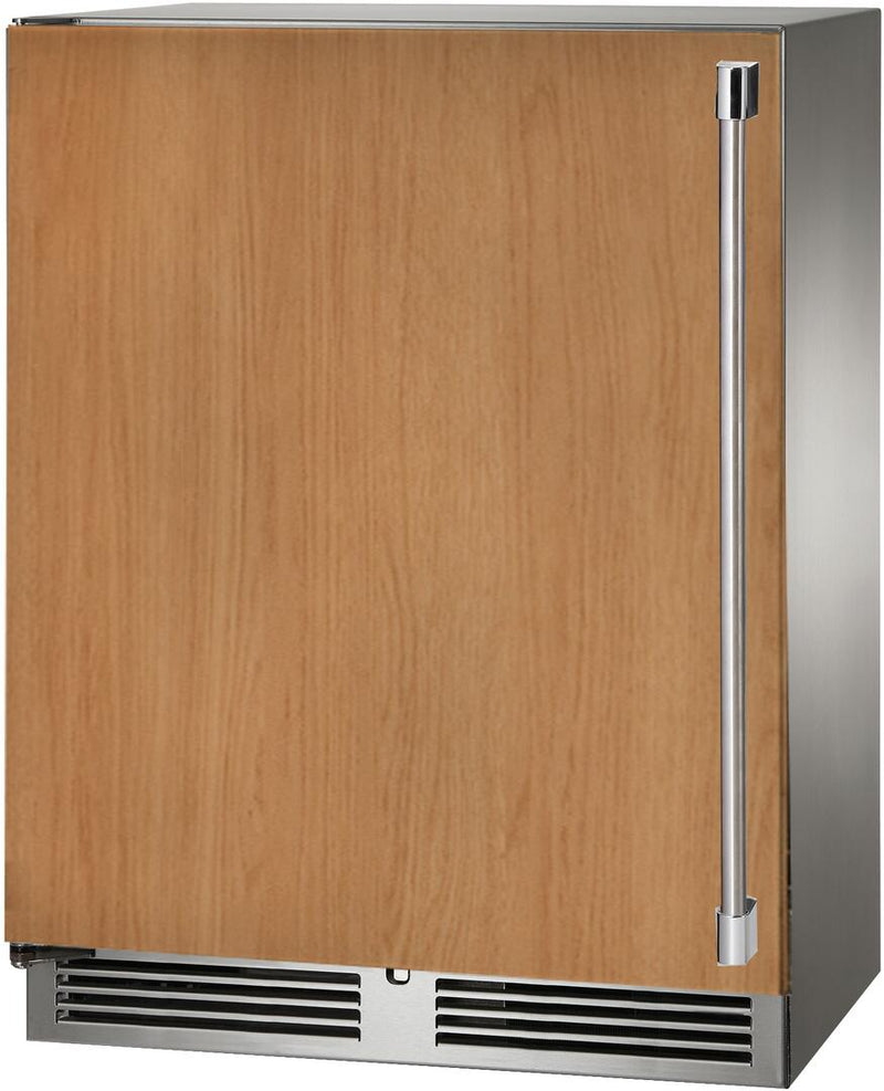 Perlick Signature Series 24-Inch Outdoor Built-In Counter Depth Compact Refrigerator with 3.1 cu. ft. Capacity, Panel Ready (HH24RO-4-2L & HH24RO-4-2R) Flame Authority