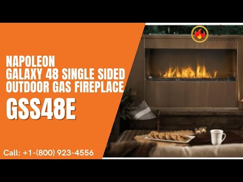 Napoleon Galaxy 48 Single Sided Outdoor Gas Fireplace GSS48E
