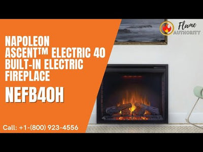 Napoleon Ascent™ Electric 40 Built-In Electric Fireplace NEFB40H