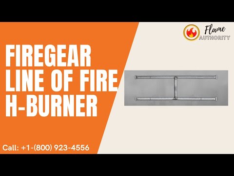 Firegear Line of Fire 33 inch H-Burner LOF-3313FHTPSI
