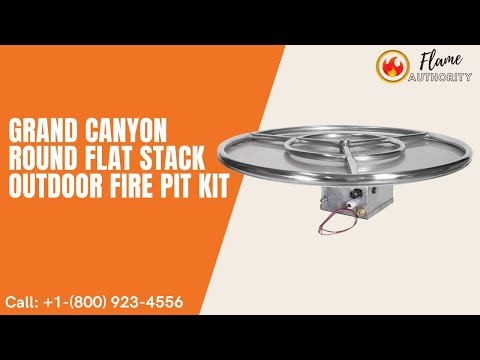 Grand Canyon 24" Round Flat Stack Outdoor Fire Pit Kit RFS-24