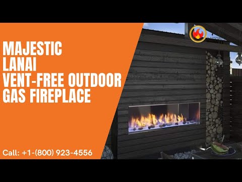 Majestic Lanai 48" Vent-Free Outdoor Gas Fireplace ODLANAIG-48