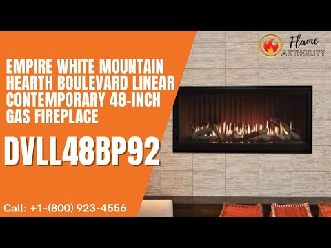 Empire White Mountain Hearth Boulevard Linear Contemporary 48-inch Gas Fireplace DVLL48BP92