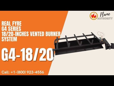 Real Fyre G4 Series 18/20-inches Vented Burner System G4-18/20