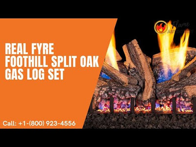 Real Fyre 18" Foothill Split Oak Gas Log Set FTSO-18