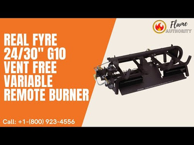 Real Fyre 24/30" G10 Vent Free Variable Remote Burner G10-24/30-15