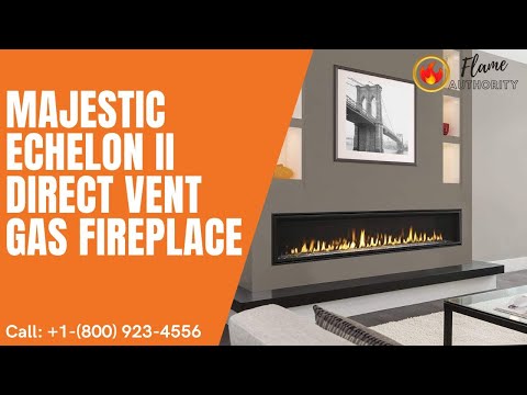 Majestic Echelon II 72" Direct Vent Gas Fireplace ECHEL72IN-C