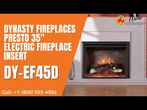 Dynasty Fireplaces Presto 35" Electric Fireplace Insert DY-EF45D