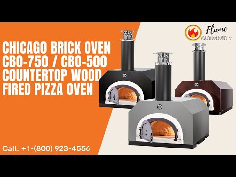 Chicago Brick Oven CBO-750 Countertop Wood Fired Pizza Oven CBO-O-CT-750