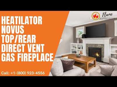Heatilator Novus 33" Top/Rear Direct Vent Gas Fireplace NDV3933I
