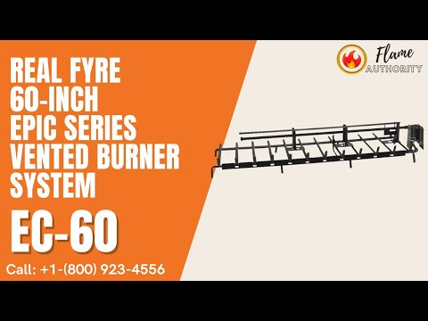 Real Fyre 60-Inch Epic Series Vented Burner System - EC-60