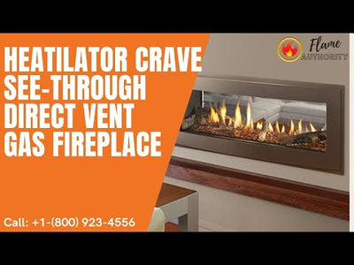 Heatilator Crave 36" See-Through Direct Vent Gas Fireplace CRAVE4836ST-C