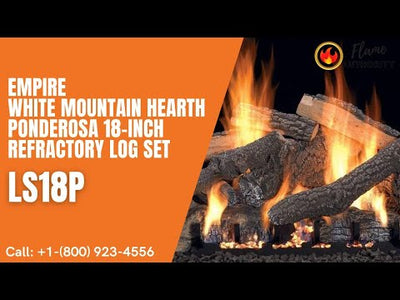 Empire White Mountain Hearth Ponderosa 18-inch Refractory Log Set LS18P