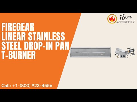 Firegear 48" Linear Stainless Steel Drop-In Pan T-Burner LOF-4806TAWS