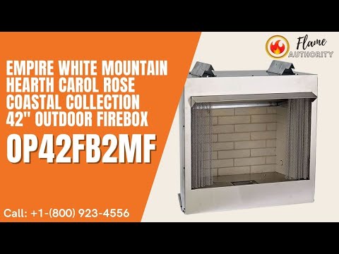 Empire White Mountain Hearth Carol Rose Coastal Collection 42" Outdoor Firebox OP42FB2MF
