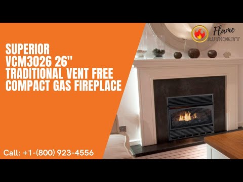 Superior VCM3026 26" Traditional Vent Free Compact Gas Fireplace