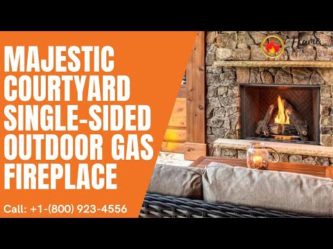 Majestic Courtyard 42&quot; Single-Sided Outdoor Gas Fireplace ODCOUG-42