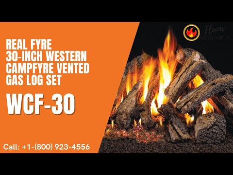Real Fyre 30-inch Western Campfyre Vented Gas Log Set - WCF-30