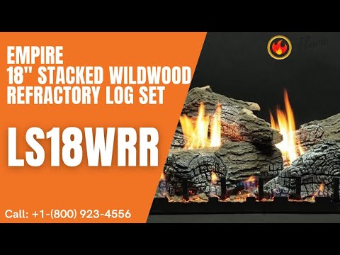 Empire 18" Stacked Wildwood Refractory Log Set LS18WRR