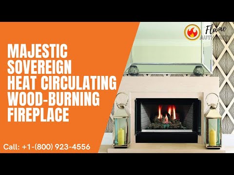 Majestic Sovereign 42" Heat Circulating Wood-Burning Fireplace SA42C
