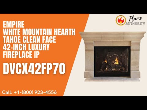Empire White Mountain Hearth Tahoe Clean Face 42-inch Luxury Fireplace IP DVCX42FP70