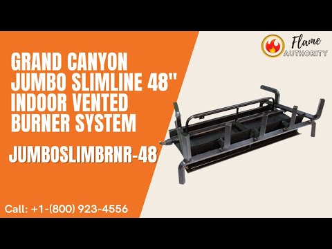 Grand Canyon Jumbo Slimline 48" Indoor Vented Burner System JUMBOSLIMBRNR-48