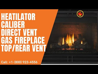 Heatilator Caliber 36" Direct Vent Gas Fireplace Top/Rear Vent CD4236IFT