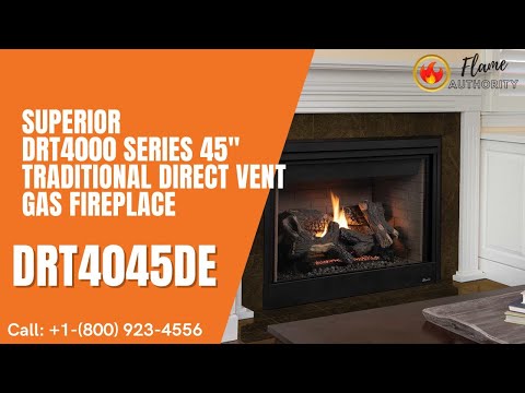 Superior DRT4000 Series 45" Traditional Direct Vent Gas Fireplace DRT4045DE