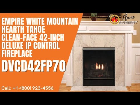 Empire White Mountain Hearth Tahoe Clean-Face 42-inch Deluxe IP Control Fireplace DVCD42FP70