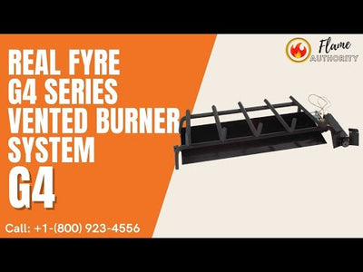 Real Fyre G4 Series 12-inches Vented Burner System - G4-12