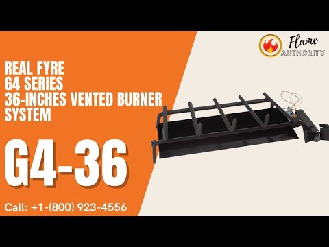 Real Fyre G4 Series 36-inches Vented Burner System G4-36