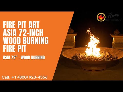 Fire Pit Art Asia 72-inch Wood Burning Fire Pit Asia 72" - Wood Burning
