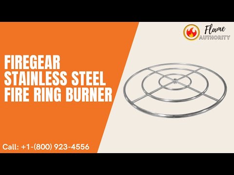 Firegear Stainless Steel 18-inch Fire Ring Burner FG-FR-18SS