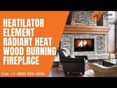 Heatilator Element 36" Radiant Heat Wood Burning Fireplace EL36