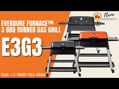 Everdure FURNACE™ 3 BBQ Burner Gas Grill - E3G3