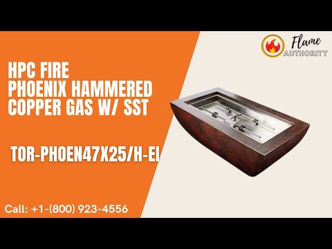 HPC Fire Phoenix Hammered Copper Gas w/ SST TOR-PHOEN47X25/H-EI
