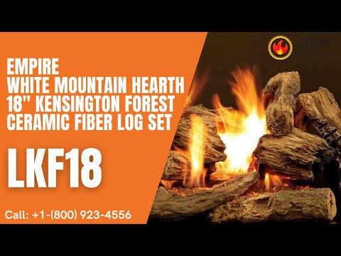 Empire White Mountain Hearth 18" Kensington Forest Ceramic Fiber Log Set LKF18