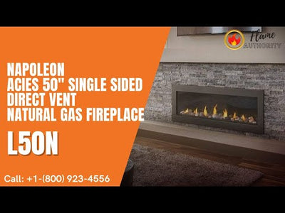 Napoleon Acies 50" Single Sided Direct Vent Natural Gas Fireplace L50N