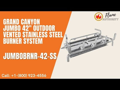 Grand Canyon Jumbo 42" Outdoor Vented Stainless Steel Burner System JUMBOBRNR-42-SS