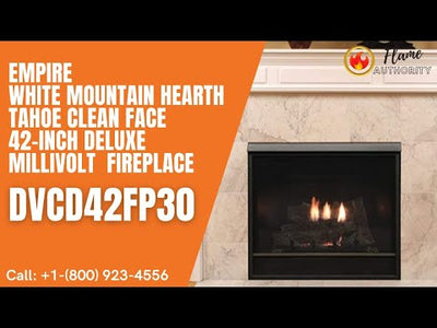 Empire White Mountain Hearth Tahoe Clean Face 42-inch Deluxe Millivolt  Fireplace DVCD42FP30