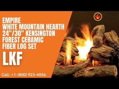 Empire White Mountain Hearth 24"/30" Kensington Forest Ceramic Fiber Log Set LKF