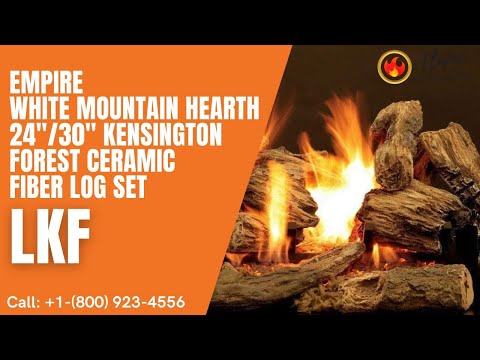 Empire White Mountain Hearth 24"/30" Kensington Forest Ceramic Fiber Log Set LKF