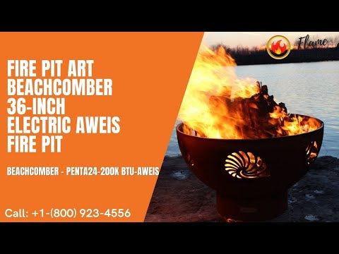 Fire Pit Art Beachcomber 36-inch Electric AWEIS Fire Pit Beachcomber - PENTA24-200K BTU-AWEIS