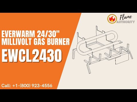 EverWarm 24/30" Millivolt Gas Burner - EWCL2430