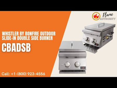 Whistler by Bonfire Outdoor Slide-In Double Side Burner CBADSB