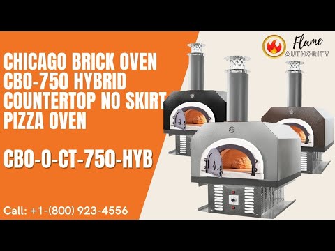 Chicago Brick Oven CBO-750 Hybrid Countertop No Skirt Pizza Oven CBO-O-CT-750-HYB