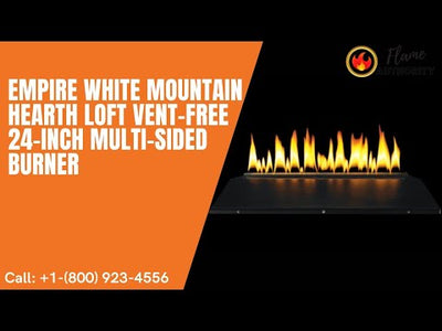 Empire White Mountain Hearth Loft Vent-Free 24-inch Multi-Sided Burner