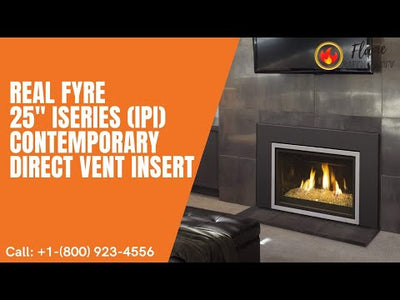 Real Fyre 25" iSeries (IPI) Contemporary Direct Vent Insert DVIC-25i