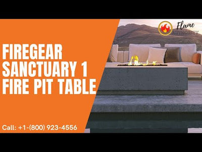 Firegear Sanctuary 1 Fire Pit Table SAN1-30LHTMSI