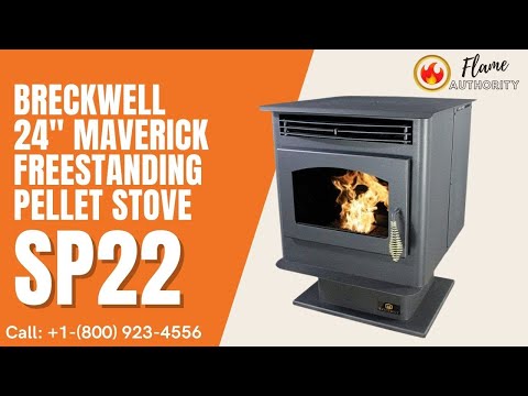 Breckwell 24" Maverick Freestanding Pellet Stove SP22